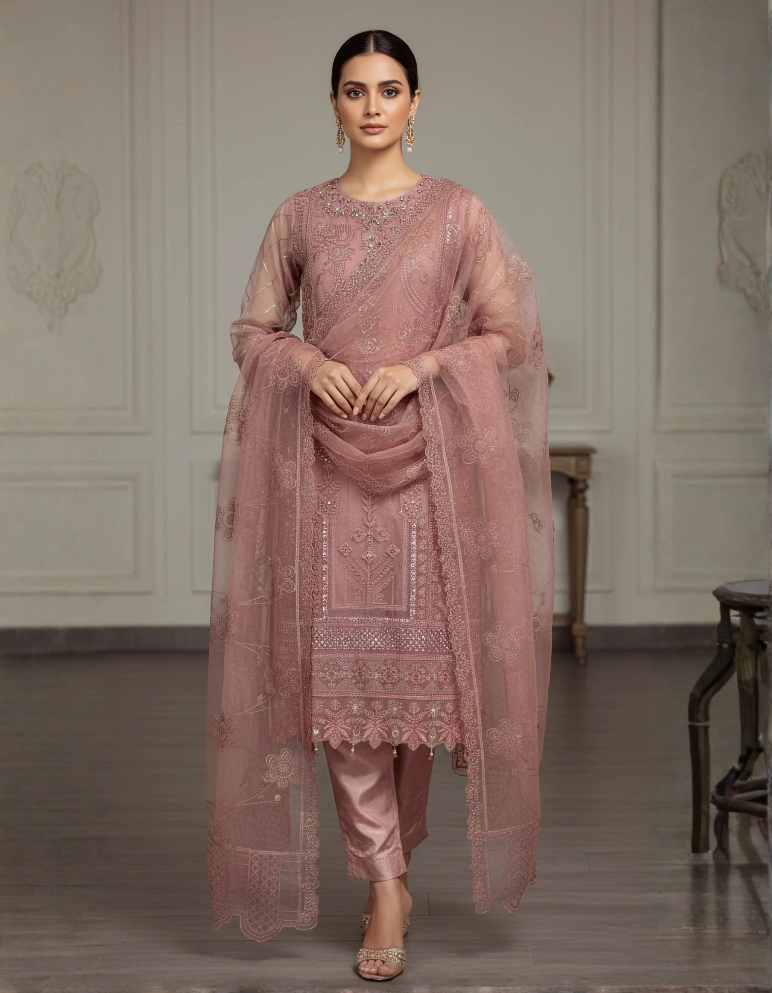 ZS SIGNATURE – MAUVE ORGANZA