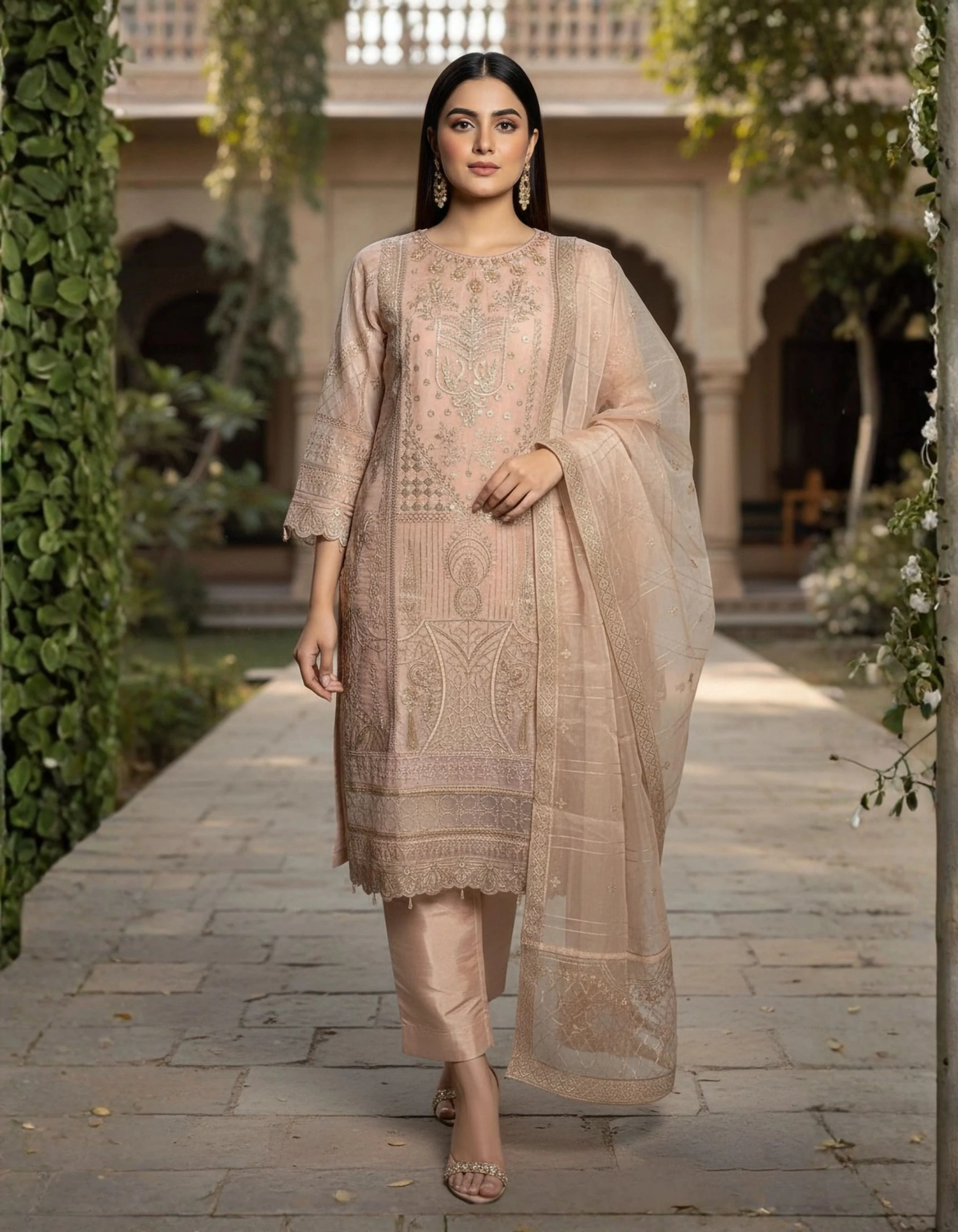 ZS SIGNATURE BLUSH ORGANZA