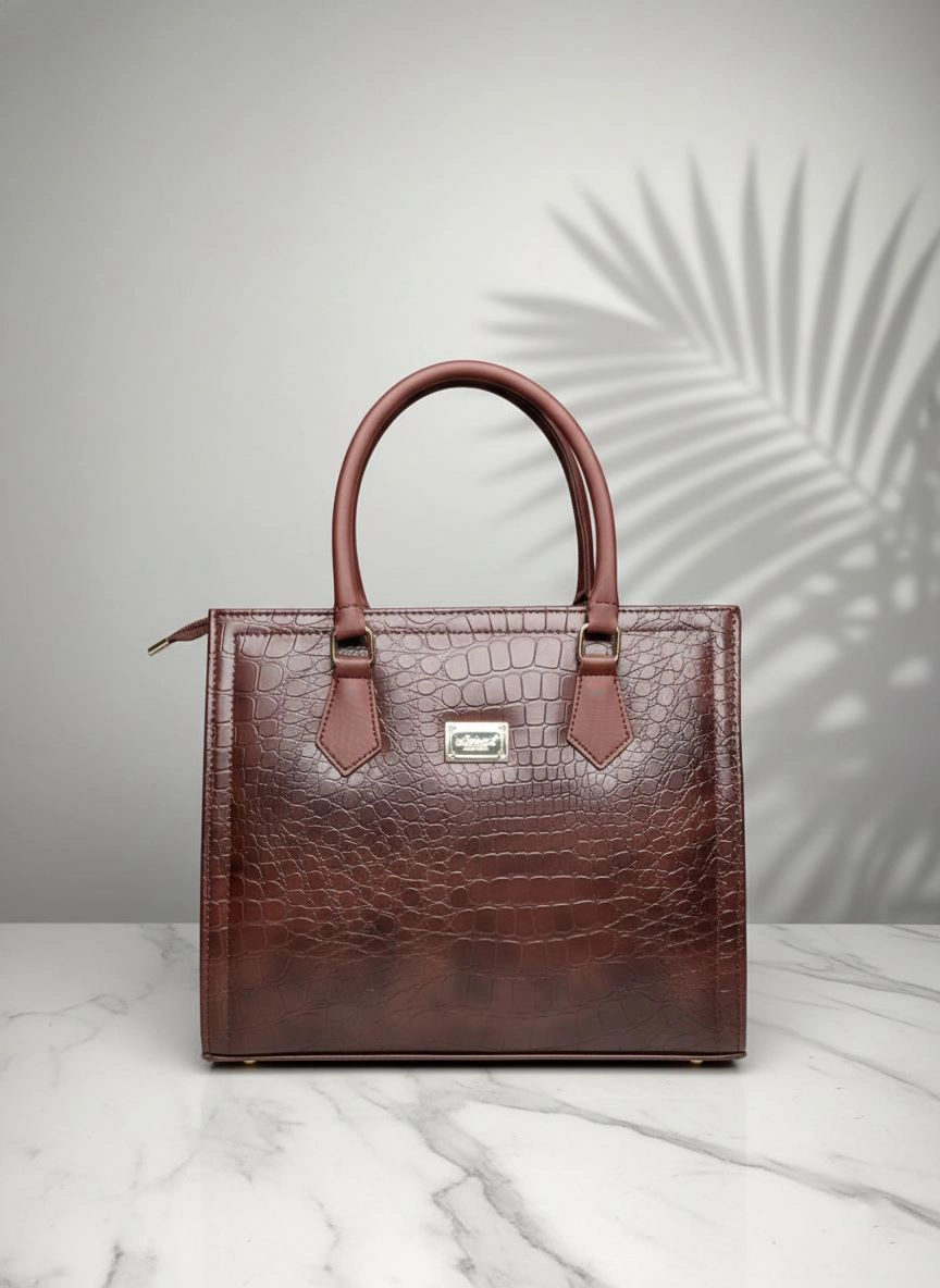 ZS CROCO ELITE HAND BAG - Alternate View