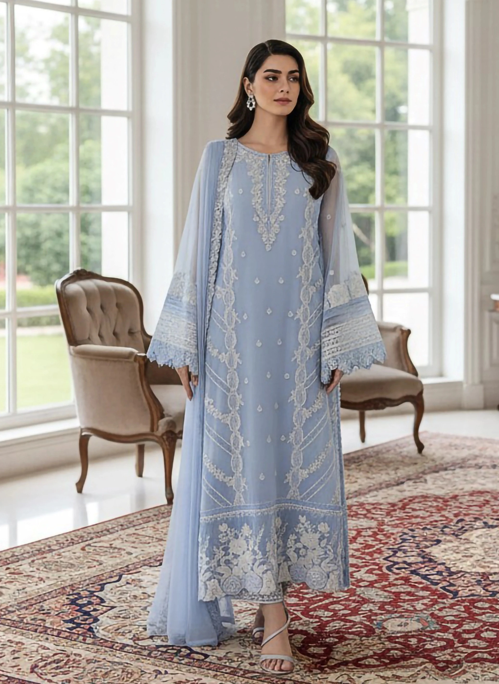 ZS AAIRA ORGANZA 3PIECE