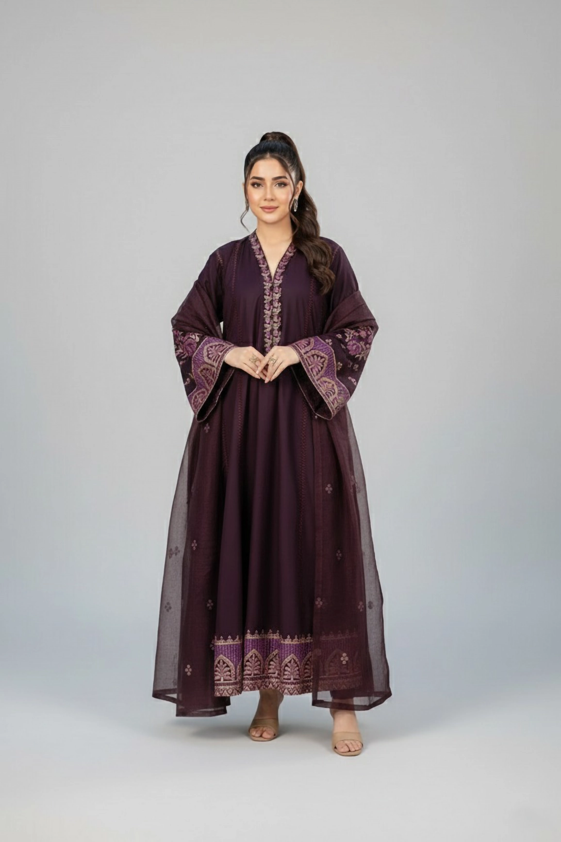 ZS-DEEP PLUM 3PIECE - Alternate View